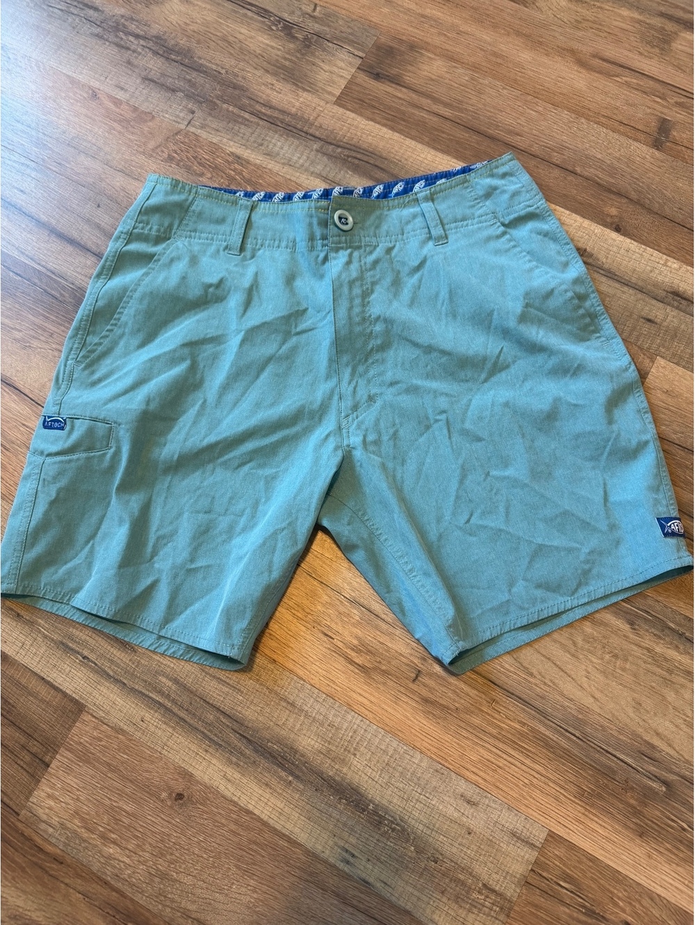 AFTCO 28W Men's Cargo Shorts Muted Green - Activewear Casual